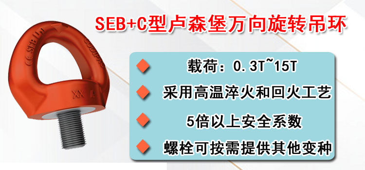 SEB+C型盧森堡萬向旋轉吊環介紹